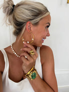 Lana Large Pearl Hoop Earrings - Be You Boutique